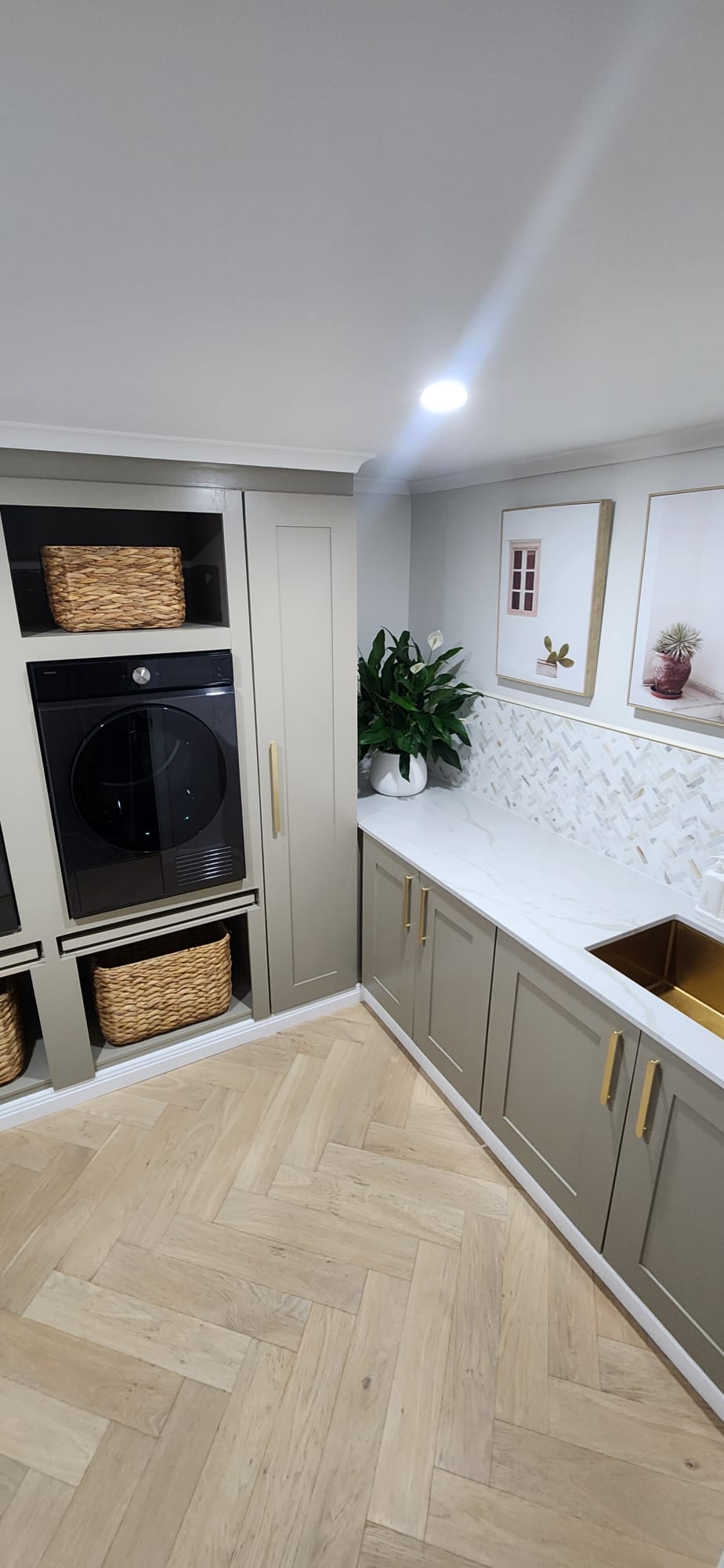 Completed laundry renovation by Pro Build Bathrooms
