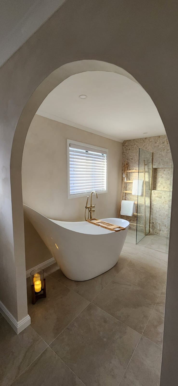 Completed main bathroom renovation by Pro Build Bathrooms